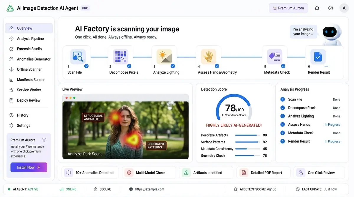 AI chatbot creator dashboard — example of the AI chatbot creator dashboard software